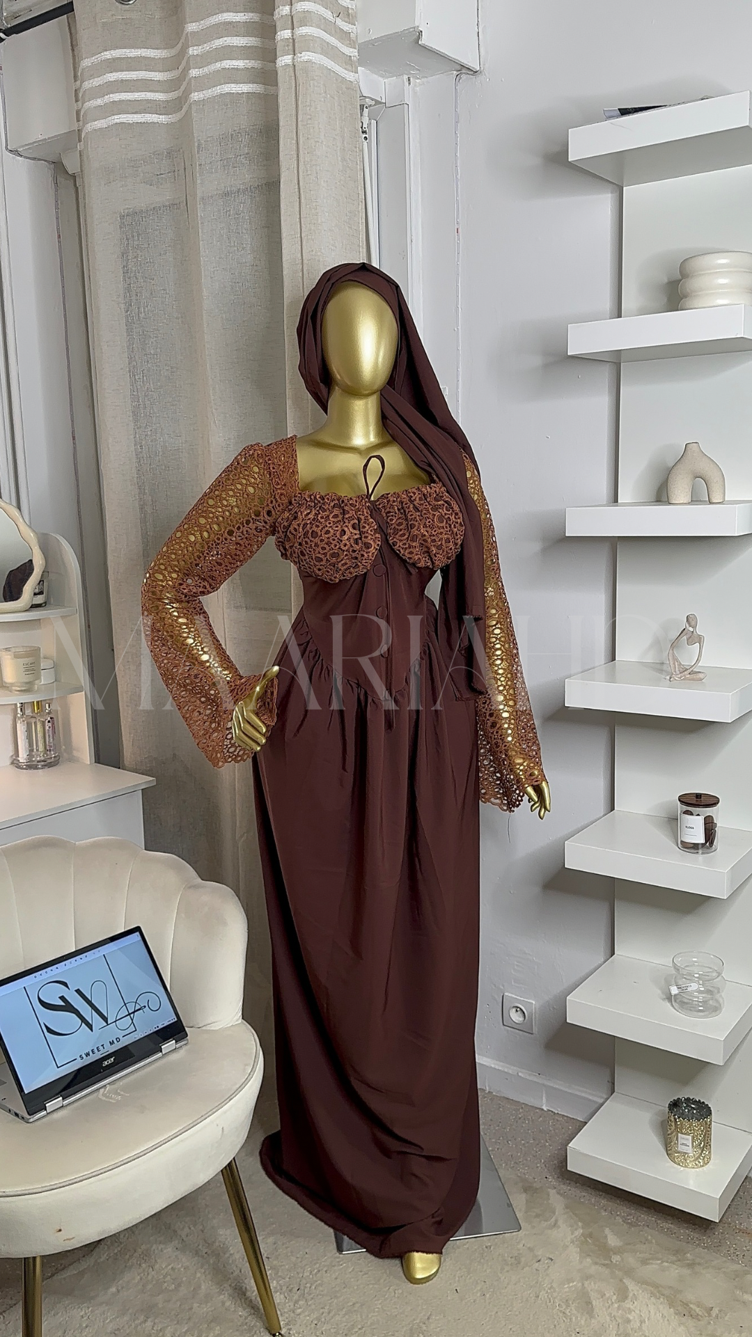 Robe Maariahd — foulard inclus