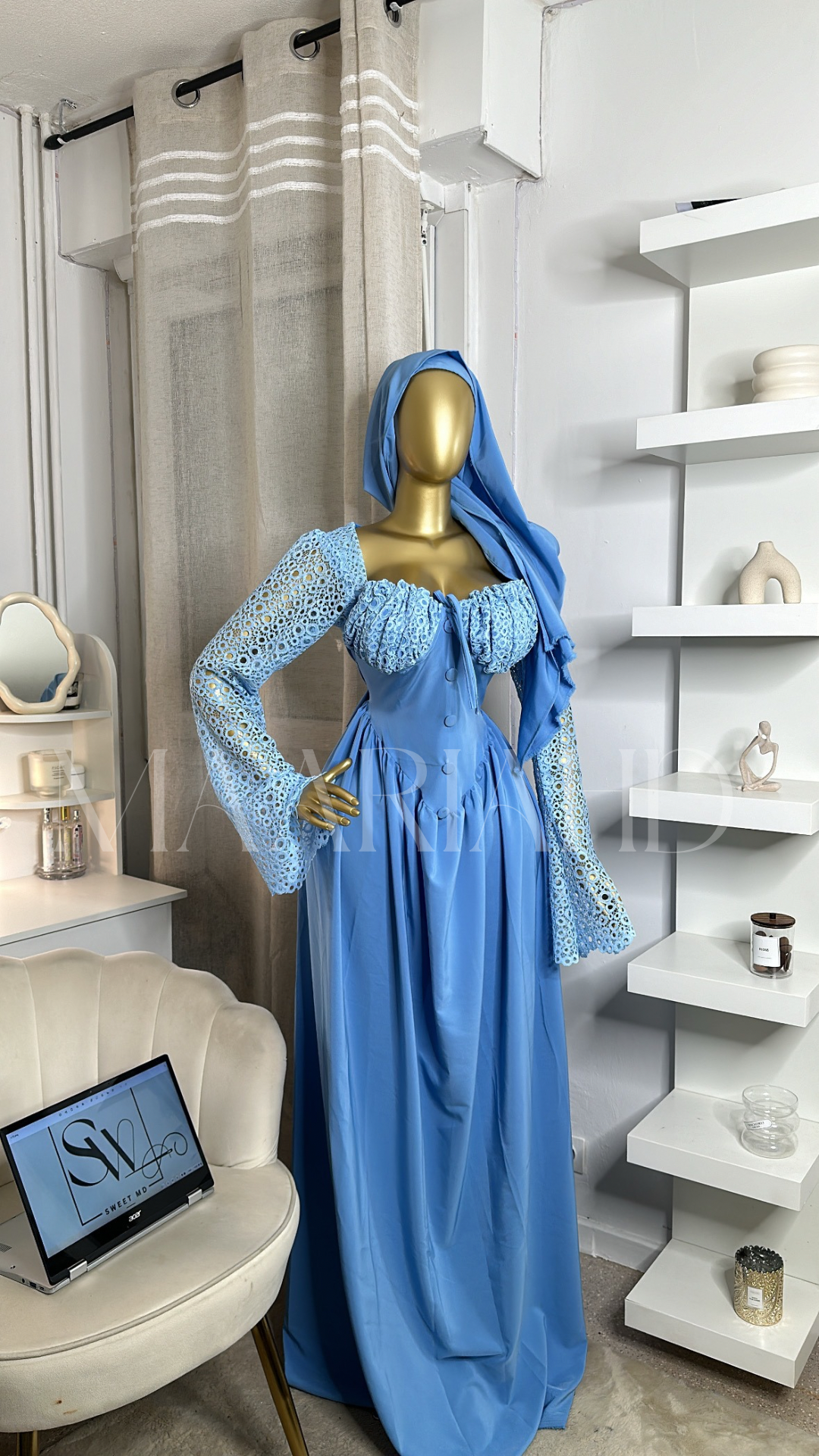 Robe Maariahd — foulard inclus