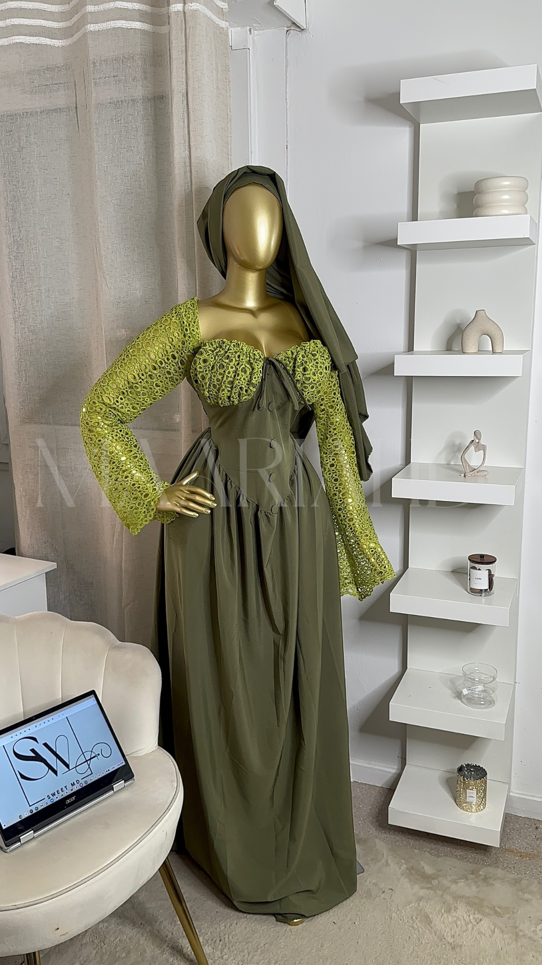 Robe Maariahd — foulard inclus