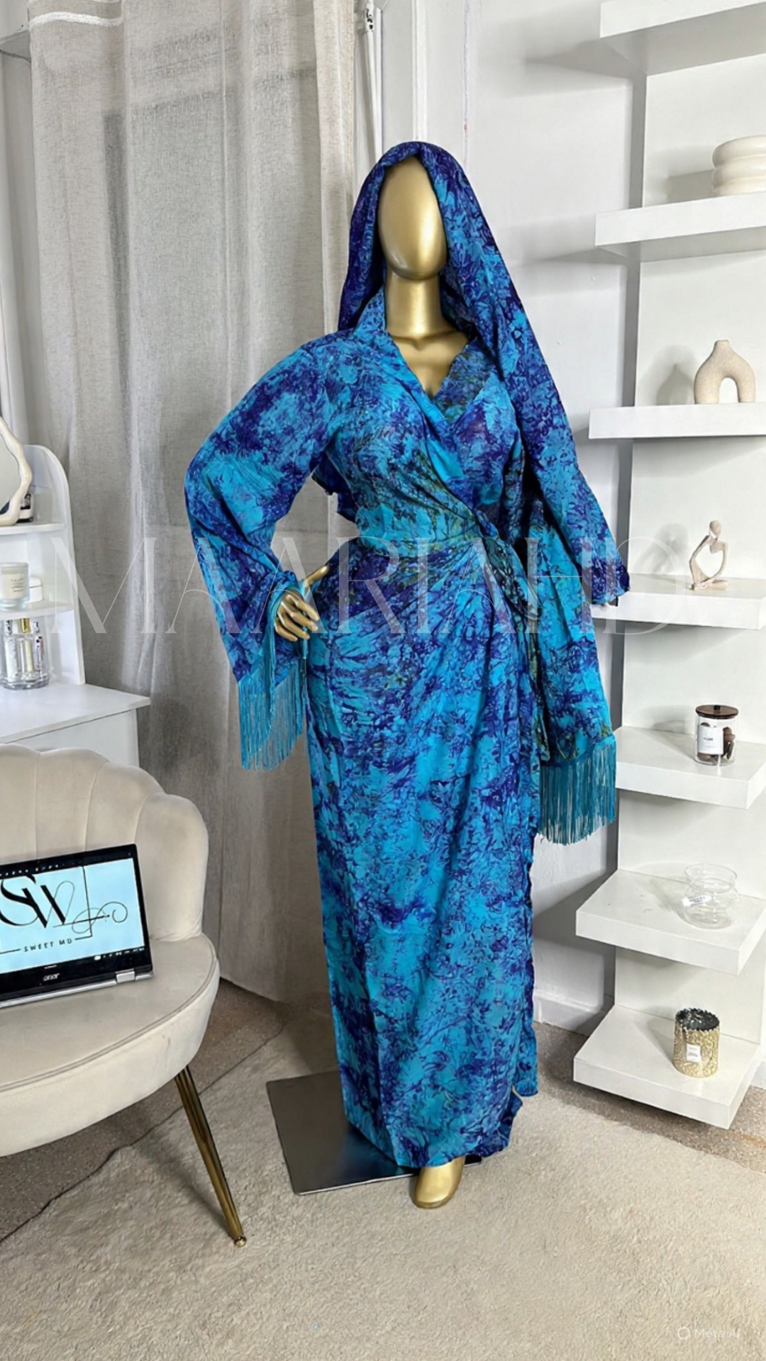 Robe Nyka — foulard inclus