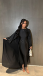 Abaya Maheera noir