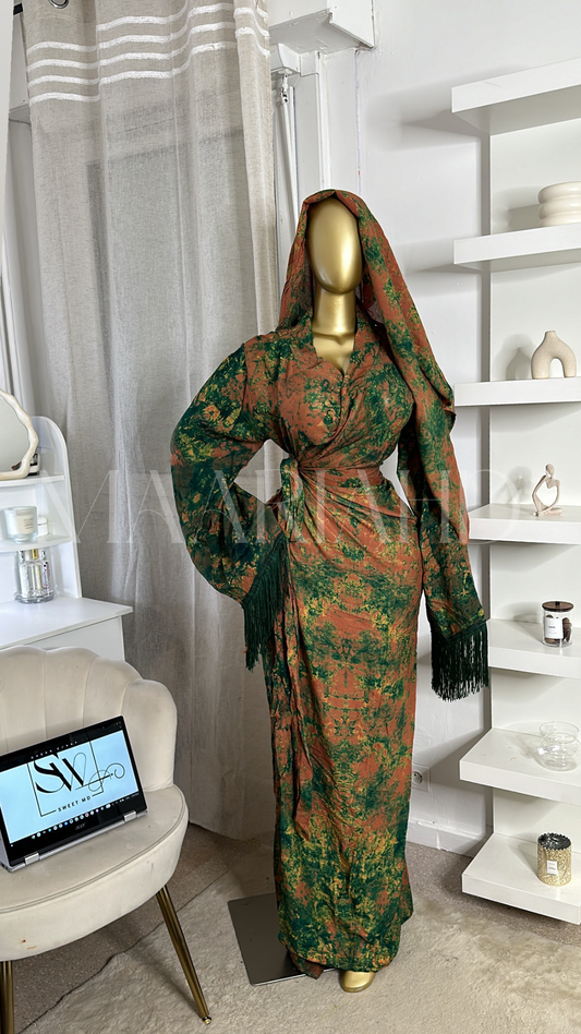 Robe Nyka — foulard inclus