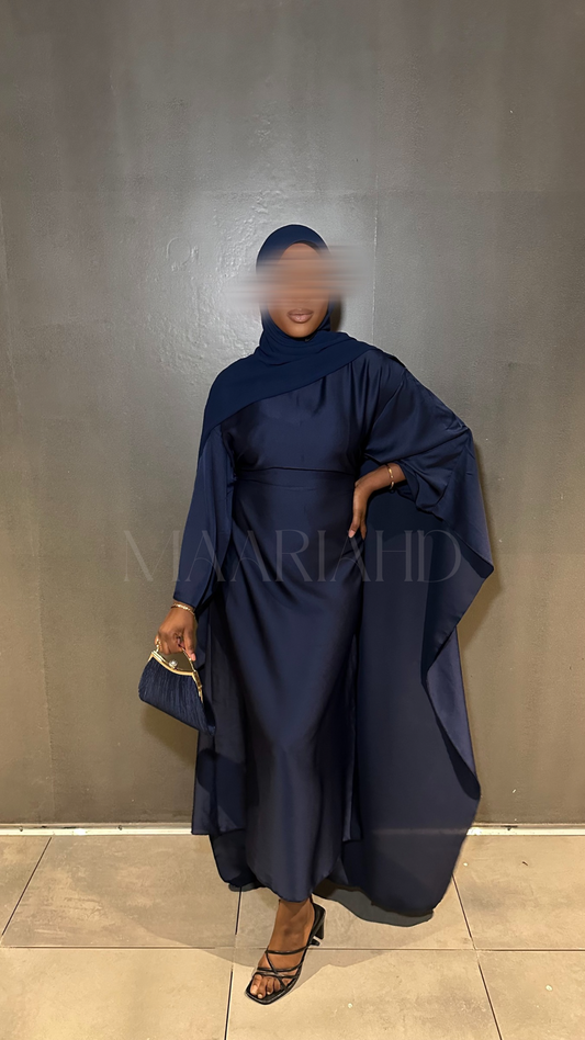 Abaya Maheera bleu nuit